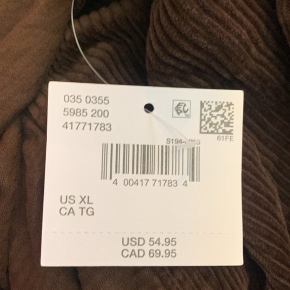 AE Oversized Corduroy Shacket - Picture 4 of 4